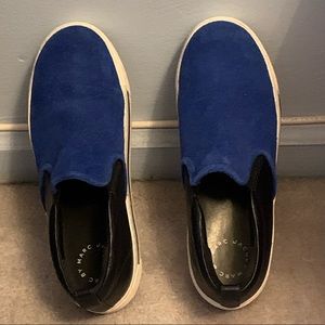 Marc Jacobs bi-color women’s slip on sneakers